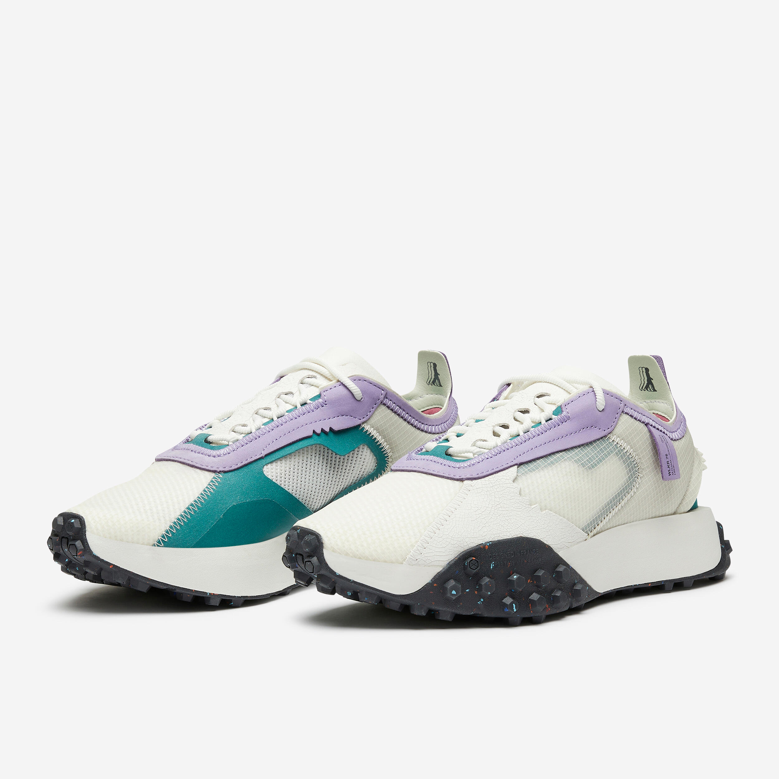 WLKR 76 Trainers-White and Purple 2/12