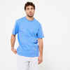 Majica kratkih rukava za fitness 500 Essentials muška plava