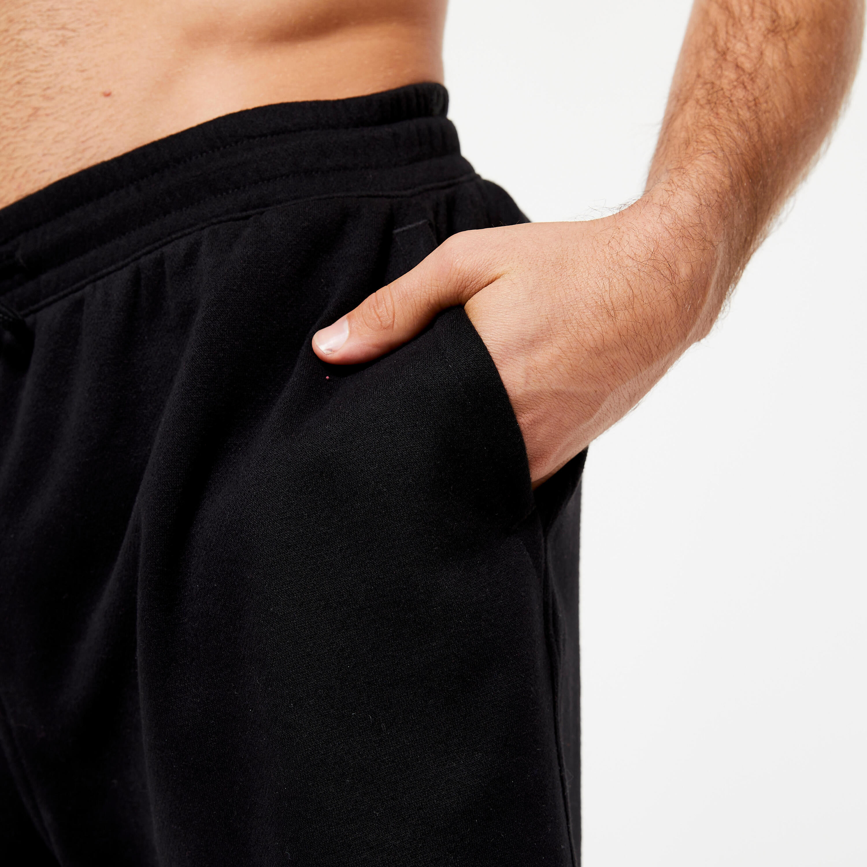 Men's Fleece Shorts - Black 4/5