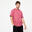 T-shirt de Fitness Homem 500 Essential Rosa