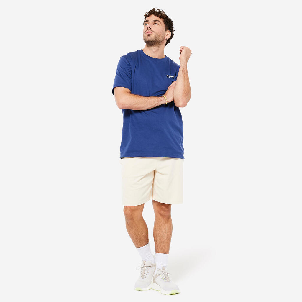 Men's Regular Cotton Fitness T-Shirt - Khaki Green
