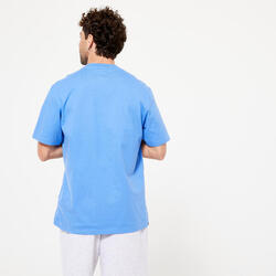 T-Shirt Fitness Homme - 500 Essentials bleu