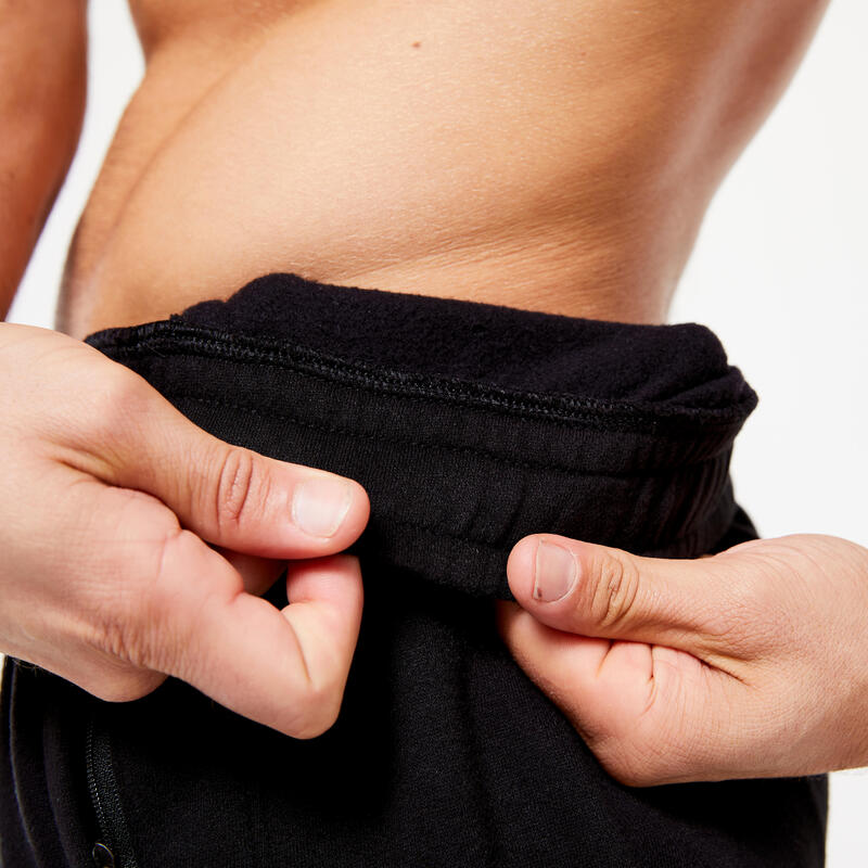 Pantalon de trening călduros Fitness Negru Bărbați