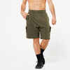 Men's Fleece Cargo Shorts - Khaki