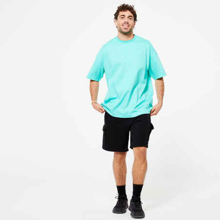 Vyriški laisvi kūno rengybos marškinėliai „520“, mėtos spalvos