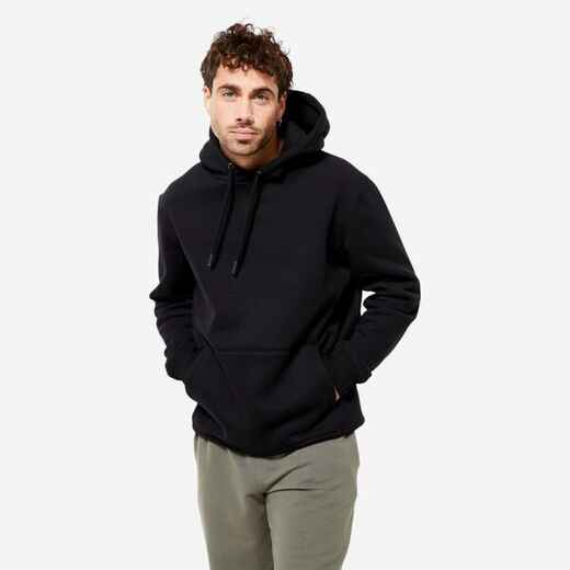 
      Men's Fitness Hoodie 500 Essentials - Black
  