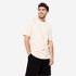 Men's Fitness T-Shirt 500 Essentials - Beige