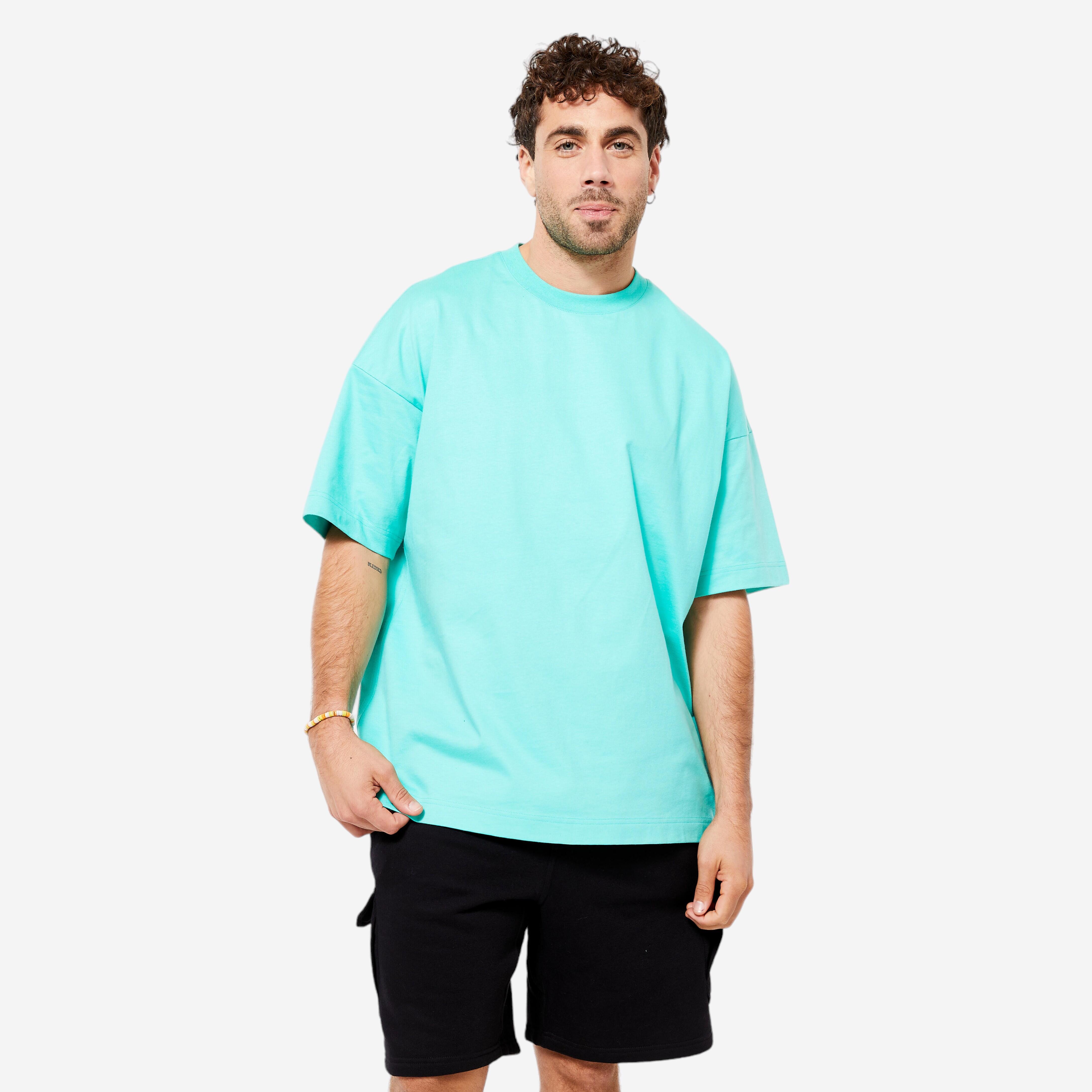 Domyos T-Shirt Herren Loose – 520 mintgrün | 03608390473977 Domyos T-Shirt Herren Loose – 520 mintgrün | 03608390473977