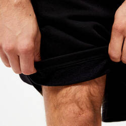 Men's Fleece Cargo Shorts - Black