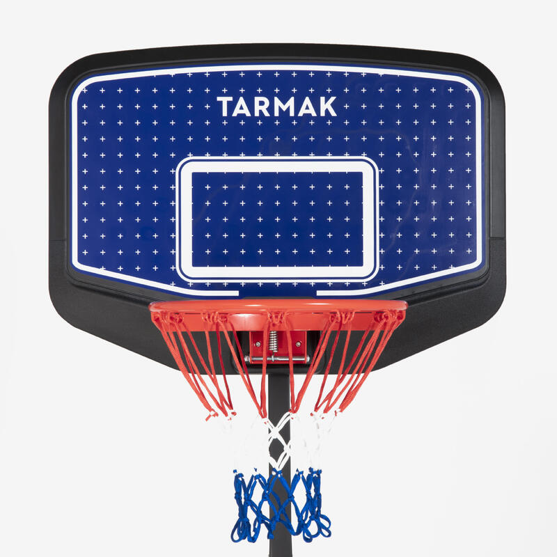 Basketbalpaal kind K900 Dunk verstelbaar van 1,60 m tot 2,20 m blauw/zwart