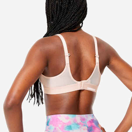 Women's High Support Convertible Strap Sports Bra - Light Pink
