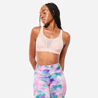 Women's High Support Convertible Strap Sports Bra - Light Pink