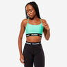 Women's Thin Crossover Strap Sports Bra - Mint Green