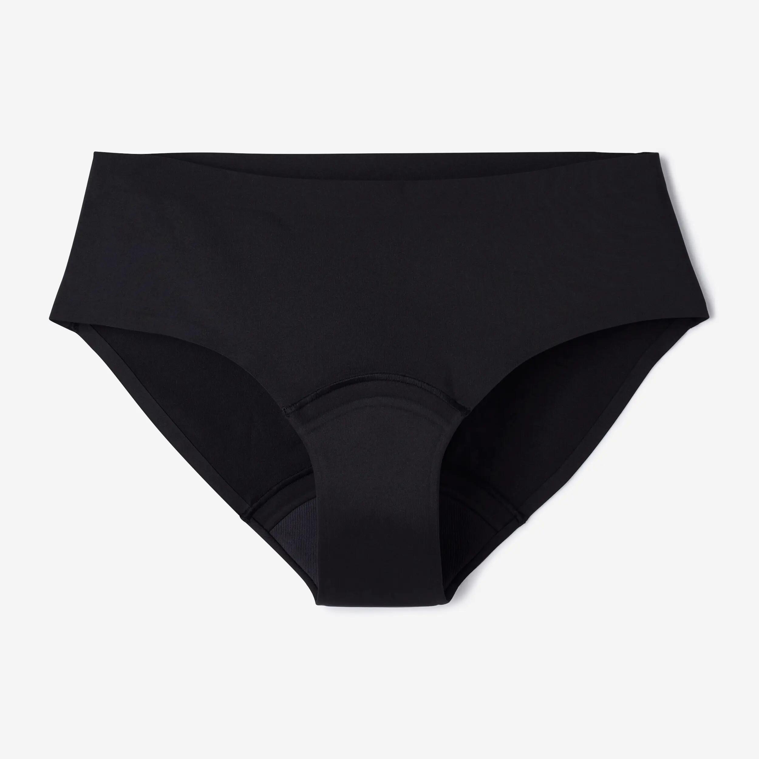 Short menstruel de running & trail respirant Femme, Kiprun Run 500 Dry noir 10/10