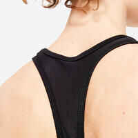 Women's Light Support Racer Back Sports Bra - Black