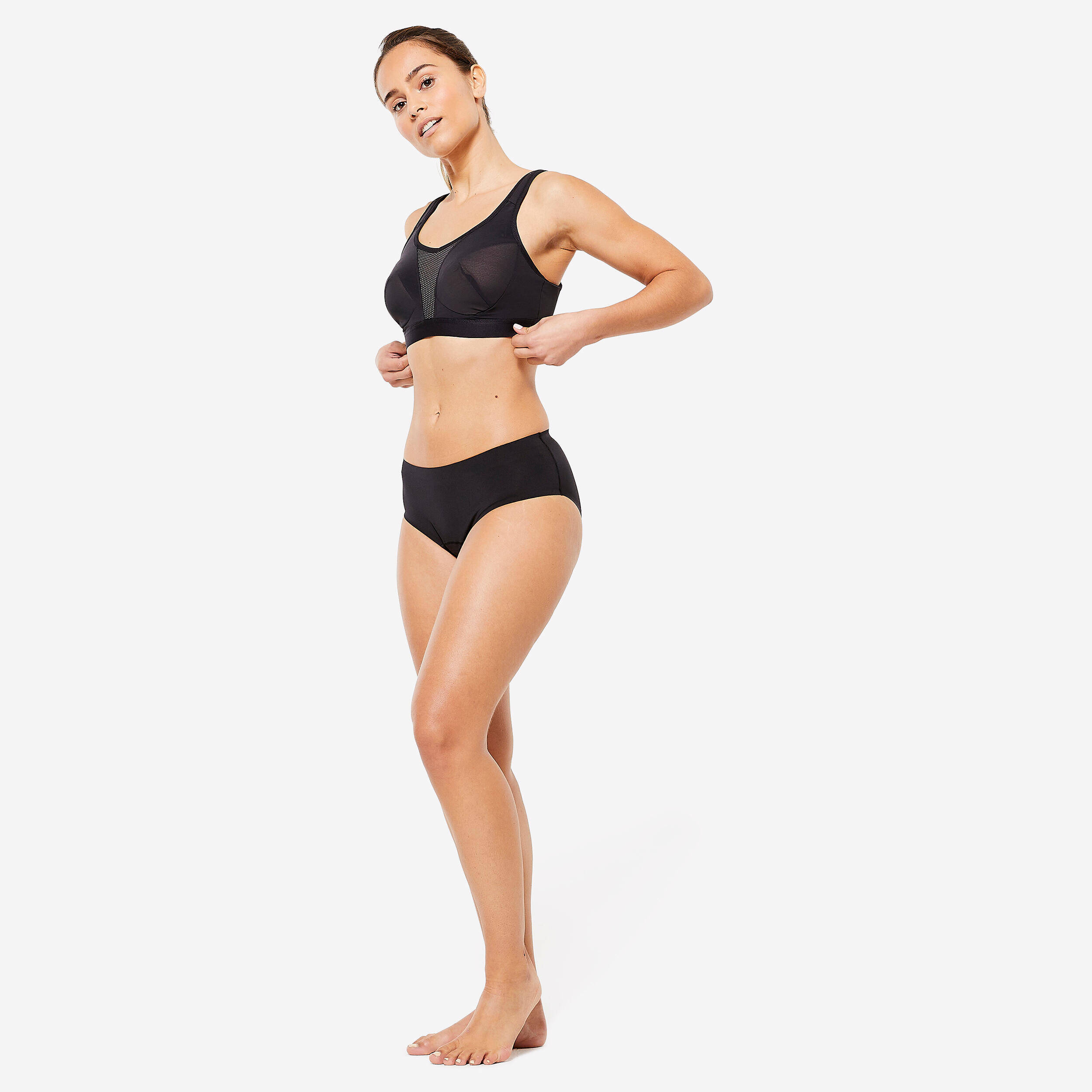 Sports Bra High Support for Running - Black -  3