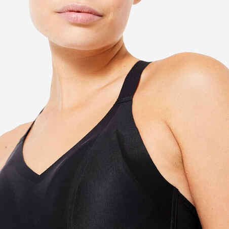 Decathlon Women's invisible sports bra with high-support cups