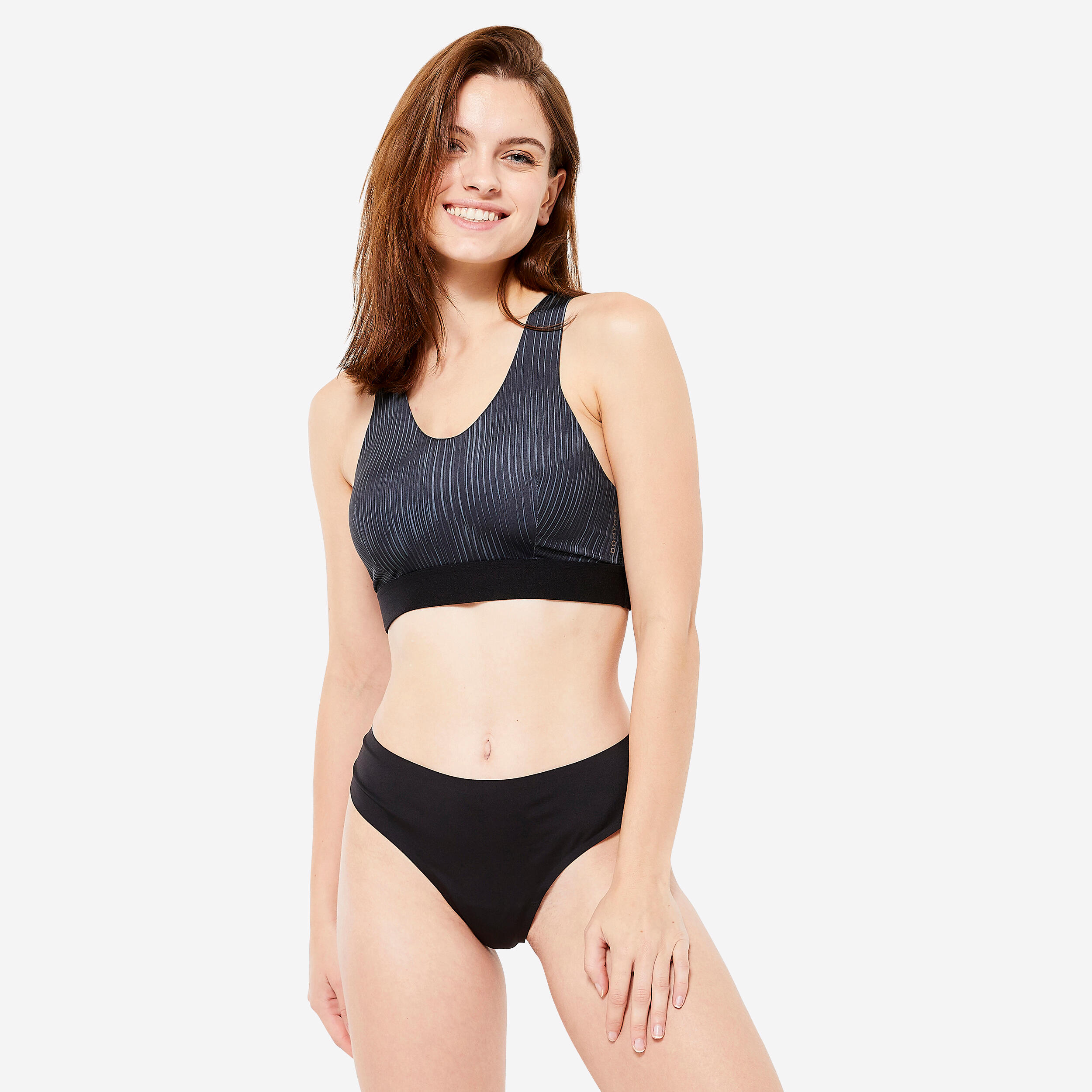 Tanga invisibile donna nero 2/6