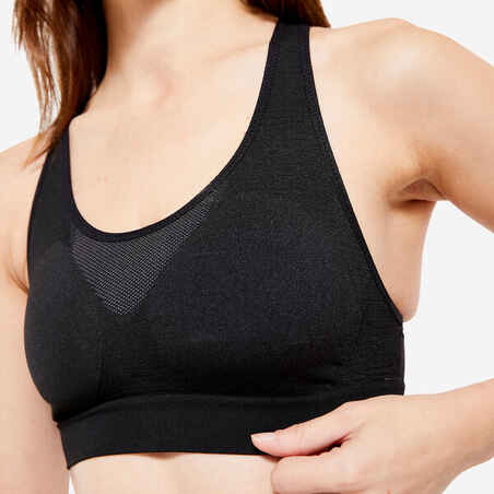 TECOX Zip Front Adjustable Sports Bras for Women Palestine