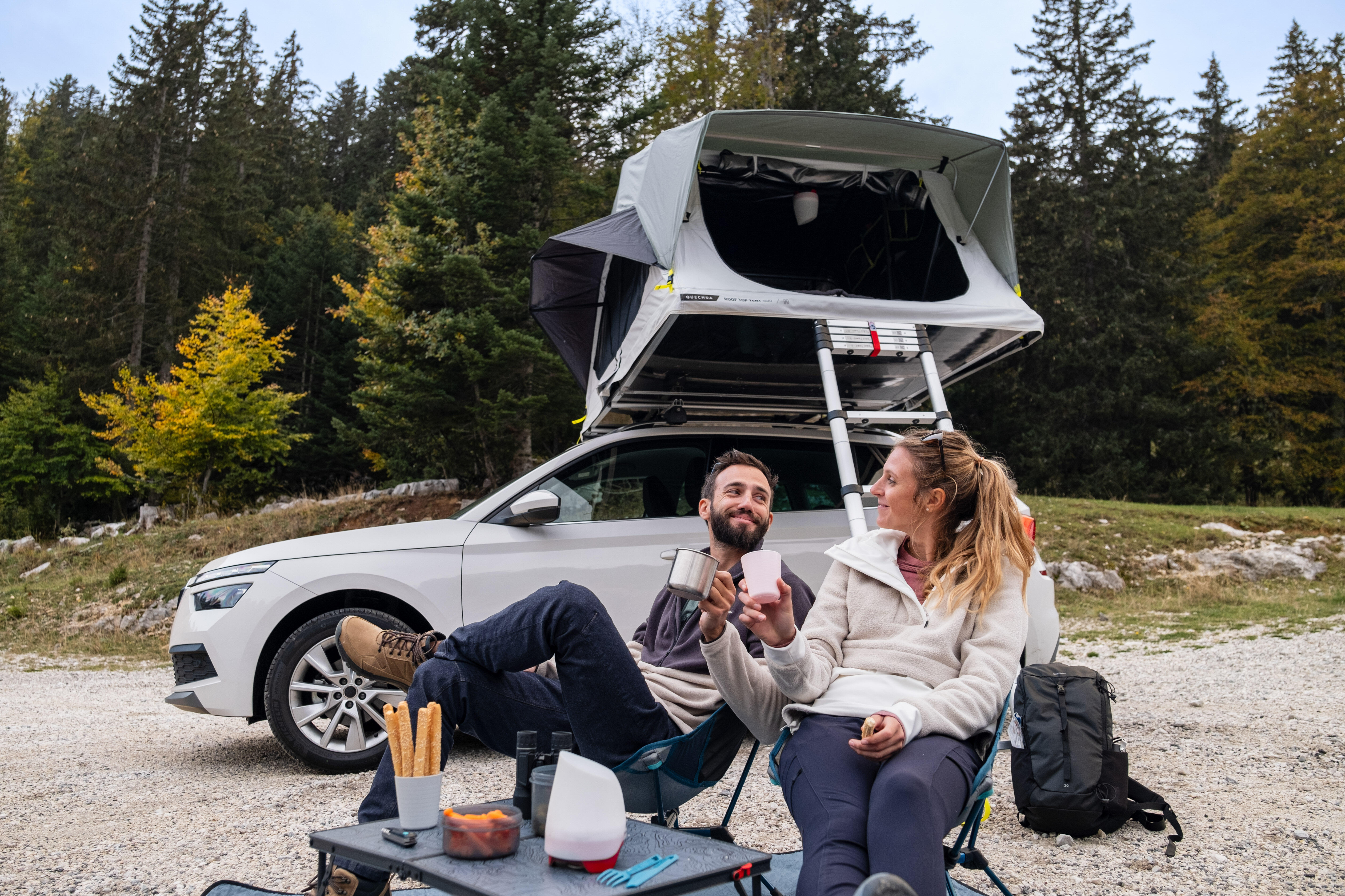 2-Person Rooftop Tent - MH 500 F&B - QUECHUA