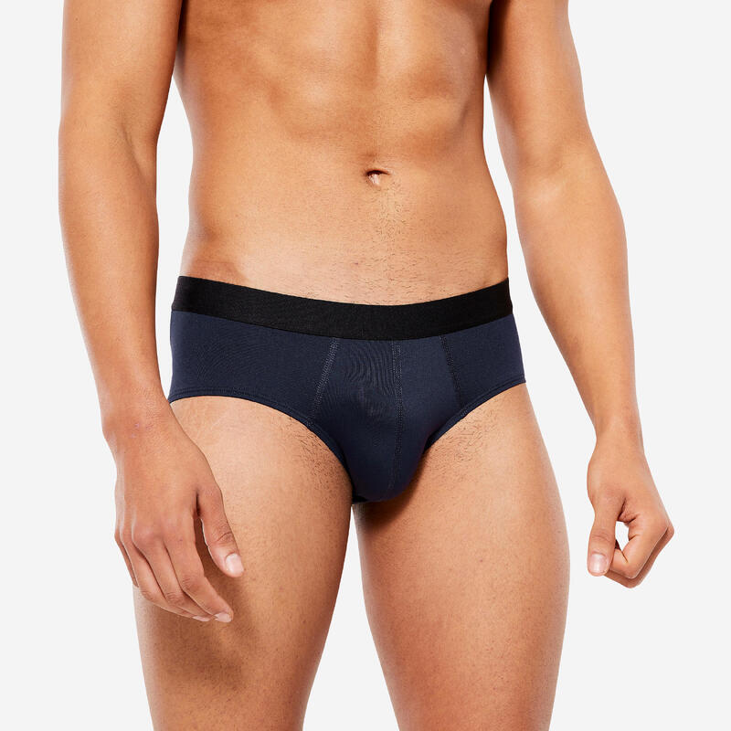 Calzoncillo deportivo slip transpirable Hombre - Azul oscuro