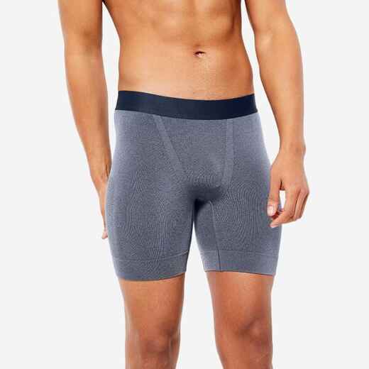 
      Funktionsunterhose Lauf-Boxershorts Herren lang nahtlos - dunkelblau
  