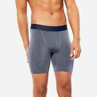 Men's long seamless boxer - Dark blue