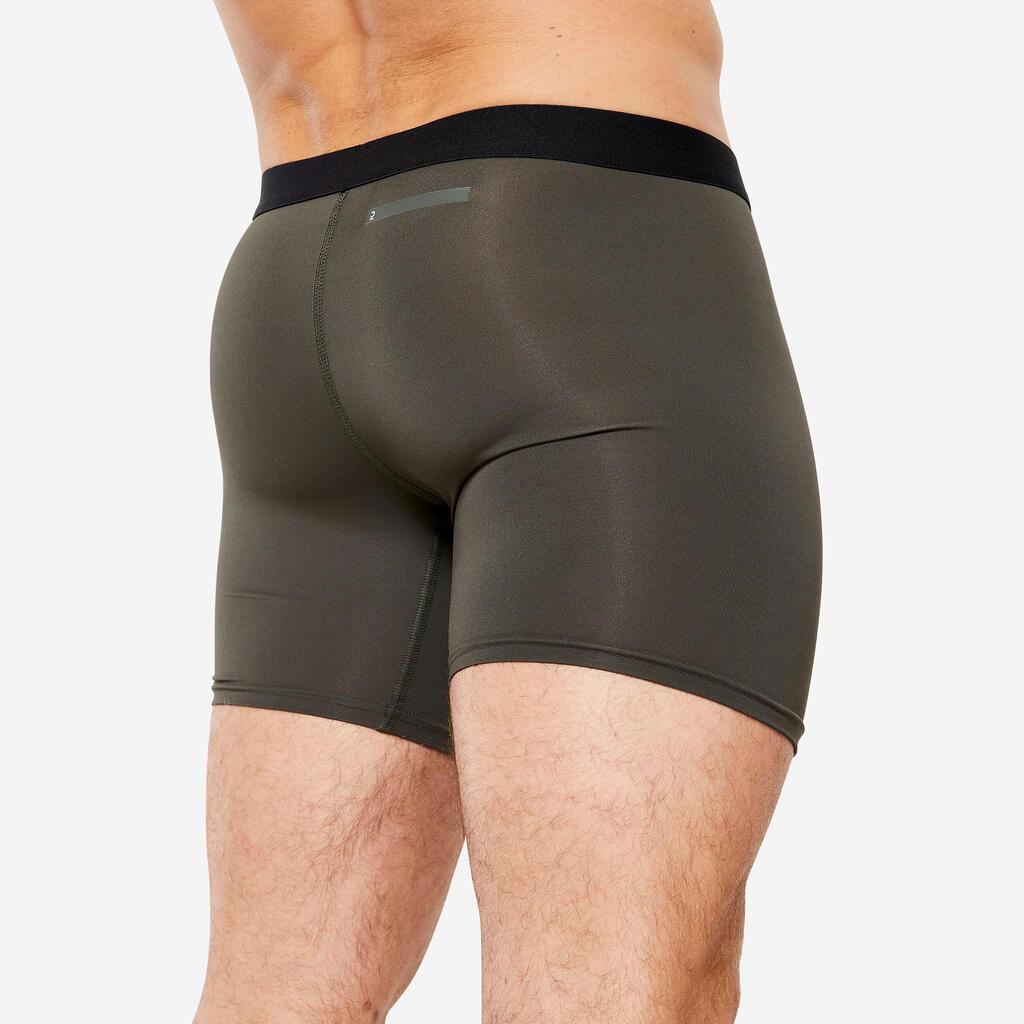 Men's Breathable Microfibre Boxers Tri-Pack - Black/Blue/Red