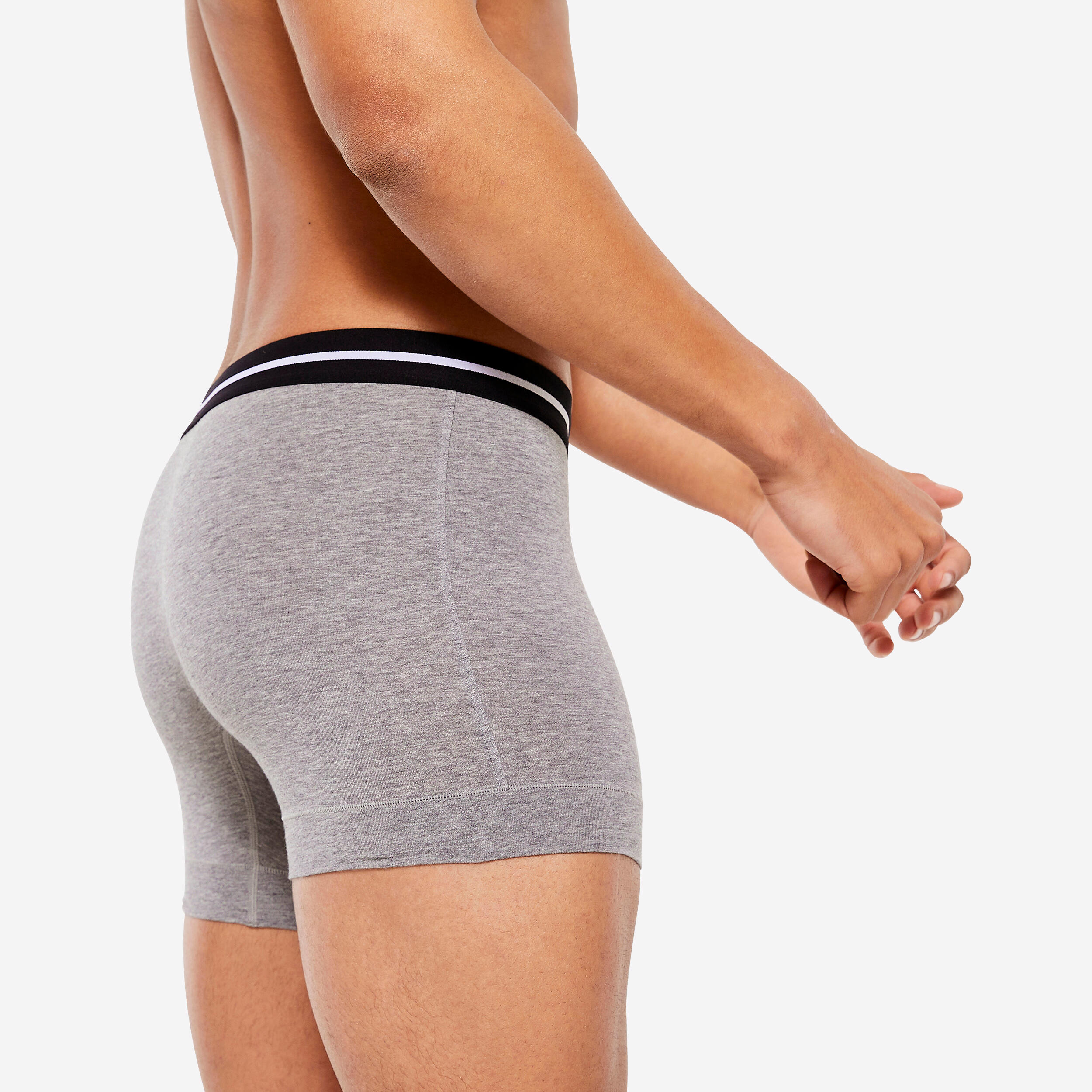 Deux caleçons en coton homme  - DOMYOS