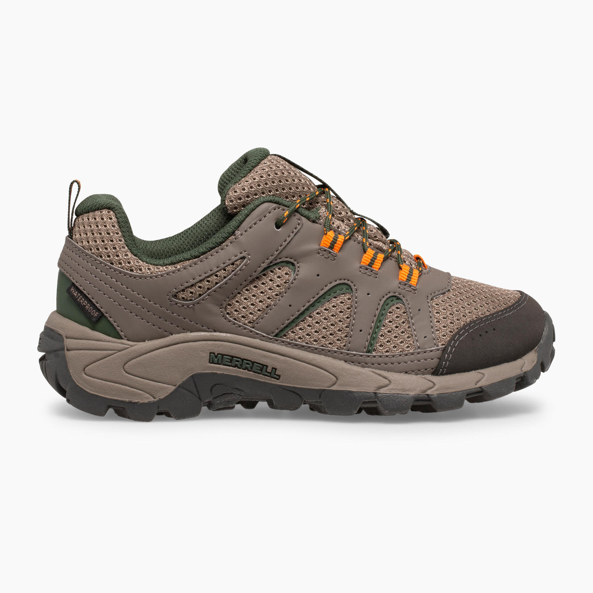 Merrell Oakcreek Low Lace Waterproof Kids Hiking Shoes