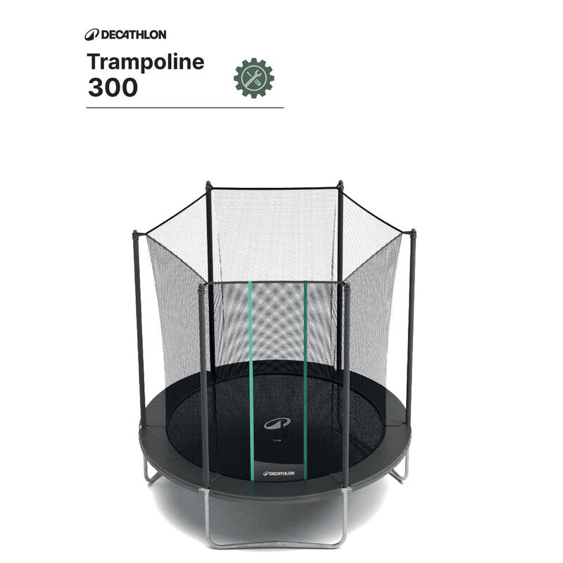 1/3 CONTOUR DE PROTECTION EN MOUSSE - PIÈCE DÉTACHÉE POUR TRAMPOLINE 300