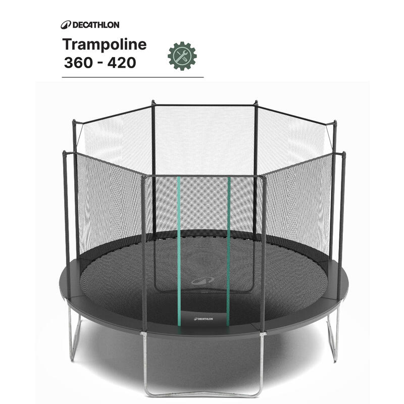 Ersatzteil Fuß unten V-förmig Trampolin 360/420