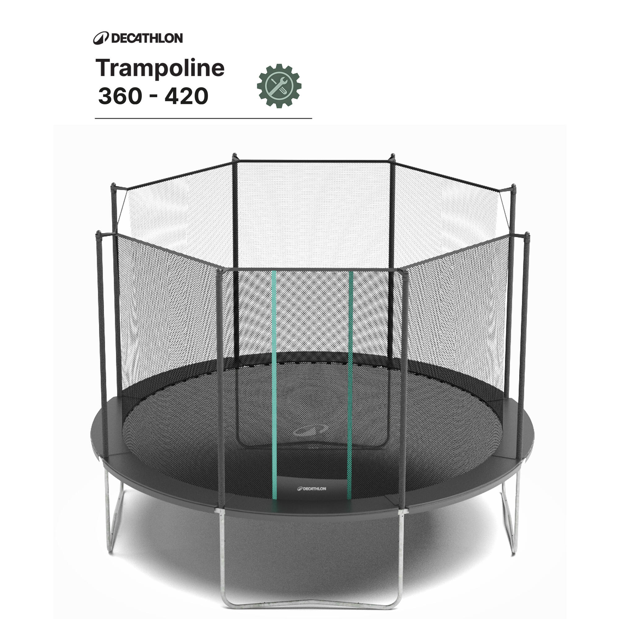 PIEDINI INFERIORI "V" - RICAMBIO PER TRAMPOLINO 360/420