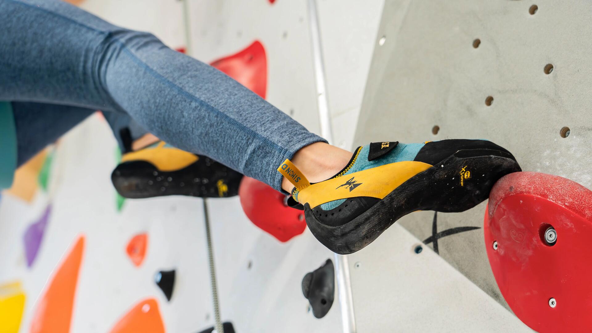 8646349 – Kletterschuh – Vertika für Damen, Blau/Ocker