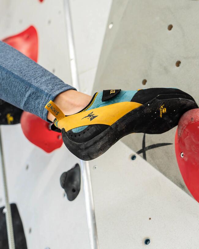 Women’s climbing shoe vertika blue/ochre