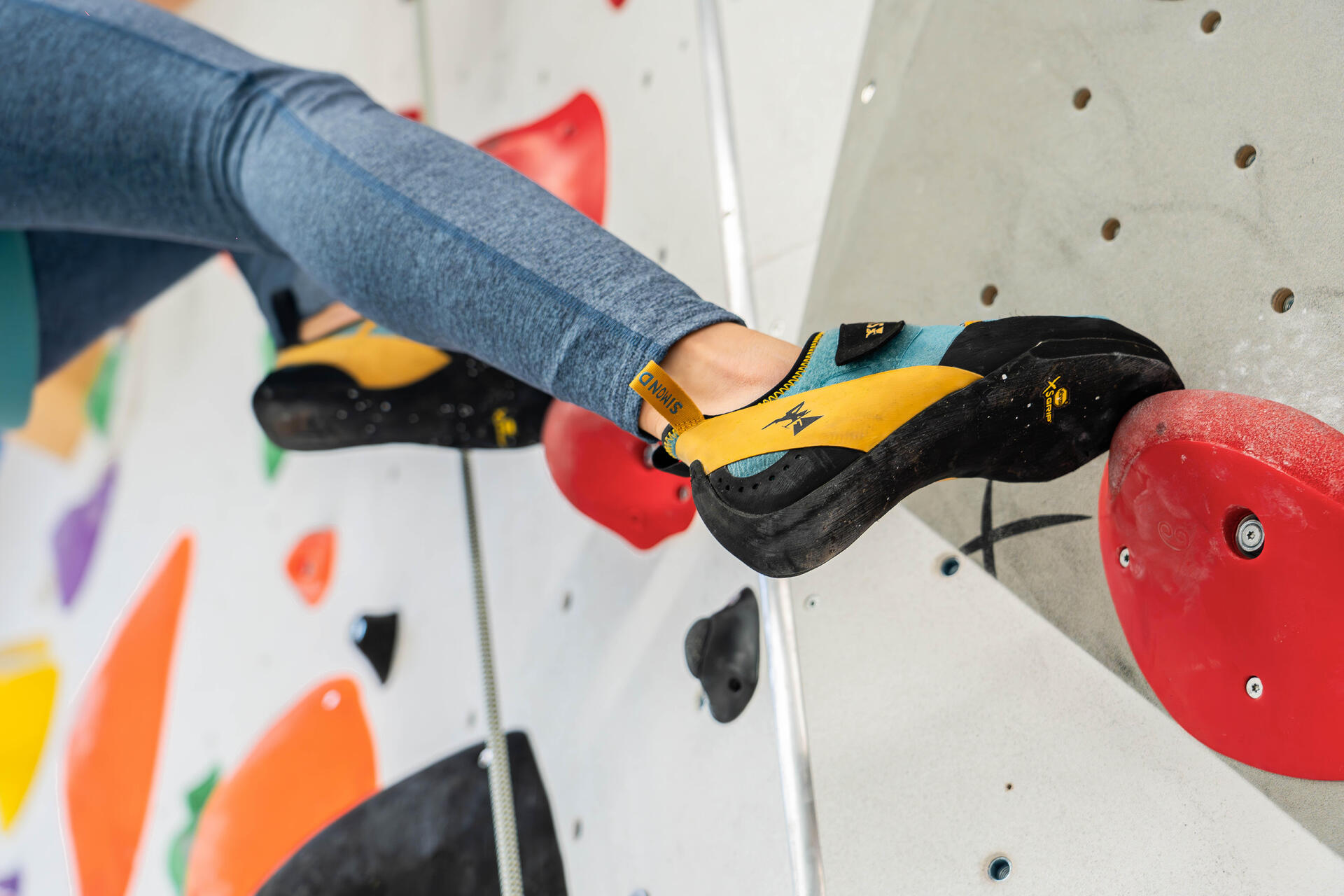 Women's Climbing Shoes Vertika Blue/Yellow