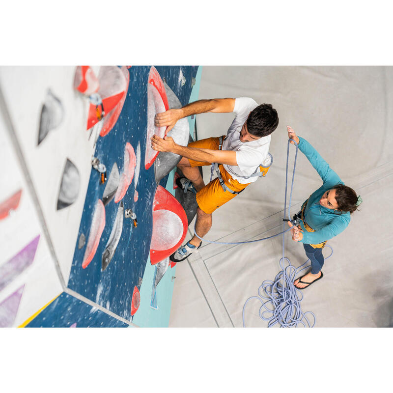 Corde d'escalade 10 mm x 35 m - klimb gym bleu