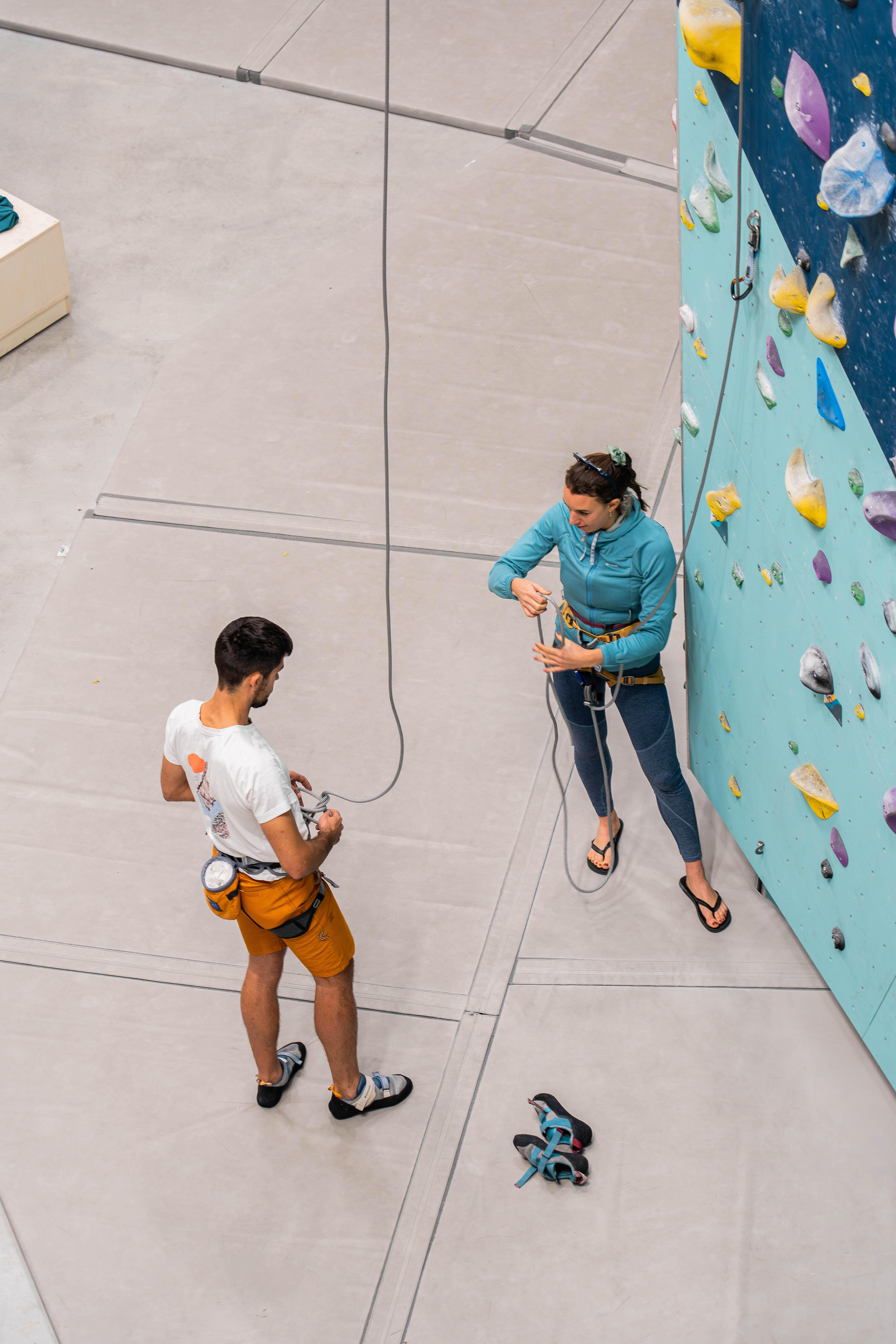 Kletterseil 10 mm x 25 m - Klimb Gym schwarz 6/9
