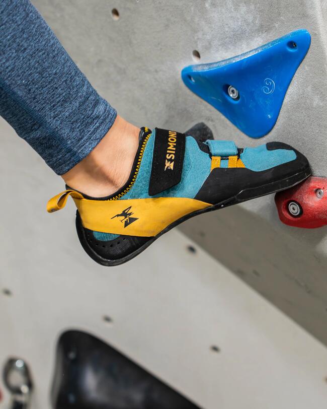 Buty wspinaczkowe damskie Vertika niebieskie/ochra