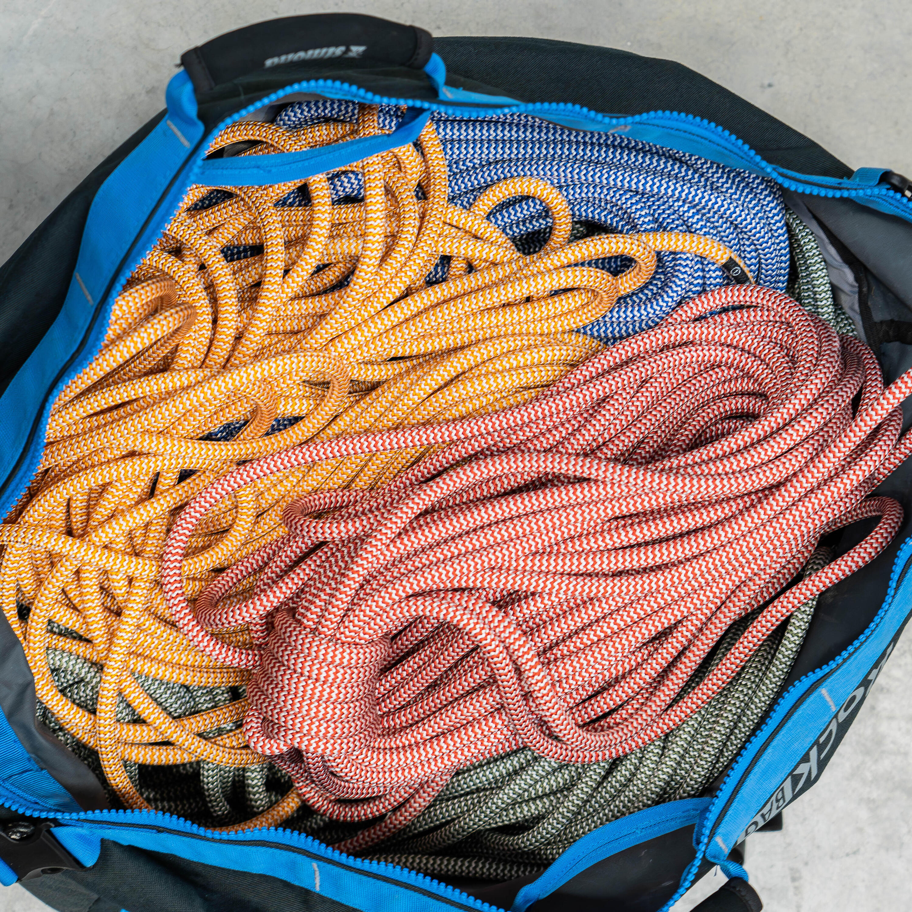 Kletterseil 10 mm x 25 m - Klimb Gym rot 7/9