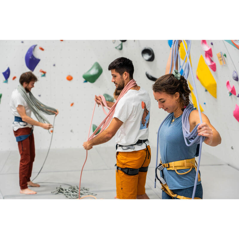 Corde d'escalade 10 mm x 35 m - klimb gym bleu