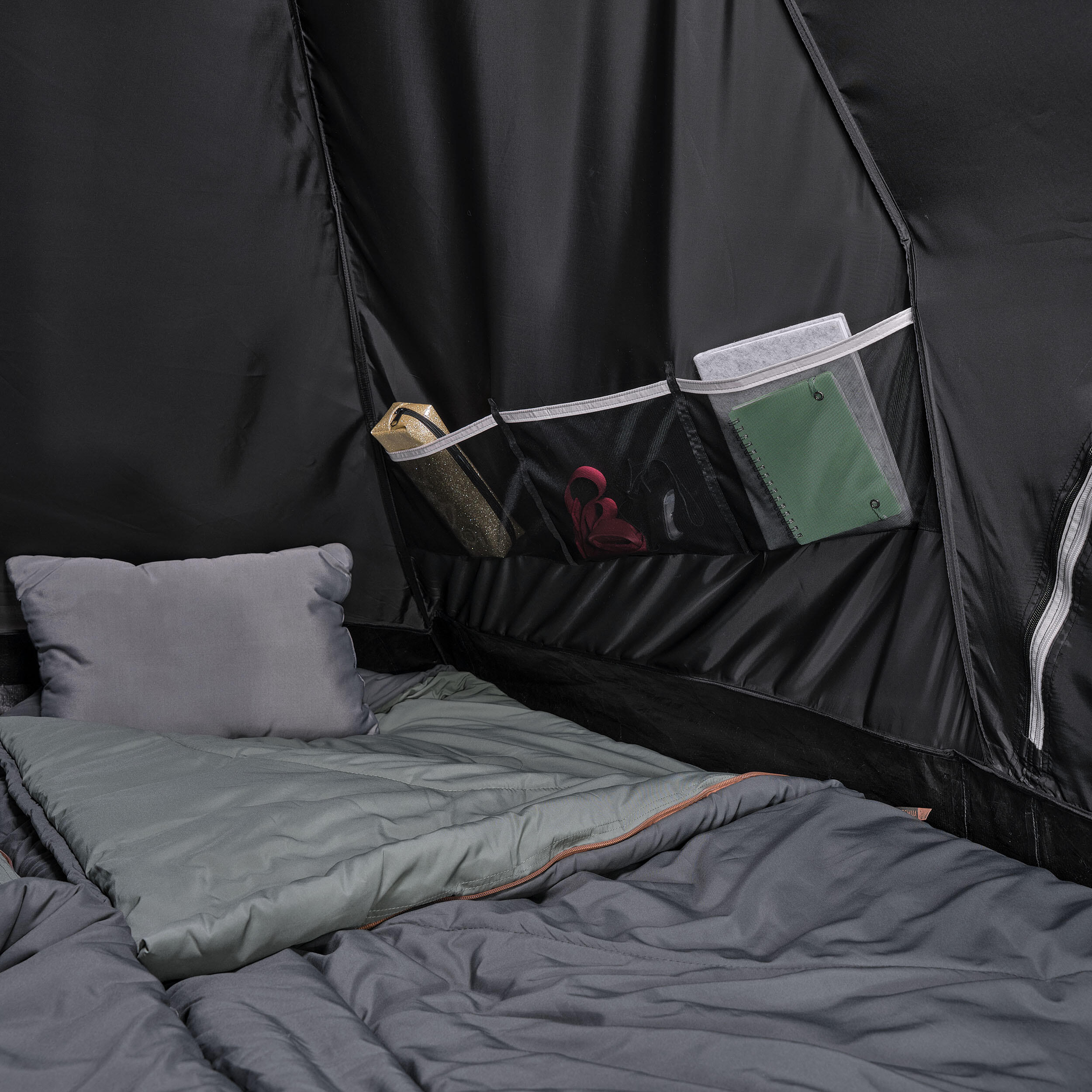 Tenda gonfiabile campeggio AIR SECONDS 6.3 XXL FRESH&BLACK | 6 Posti 3 Camere 12/28