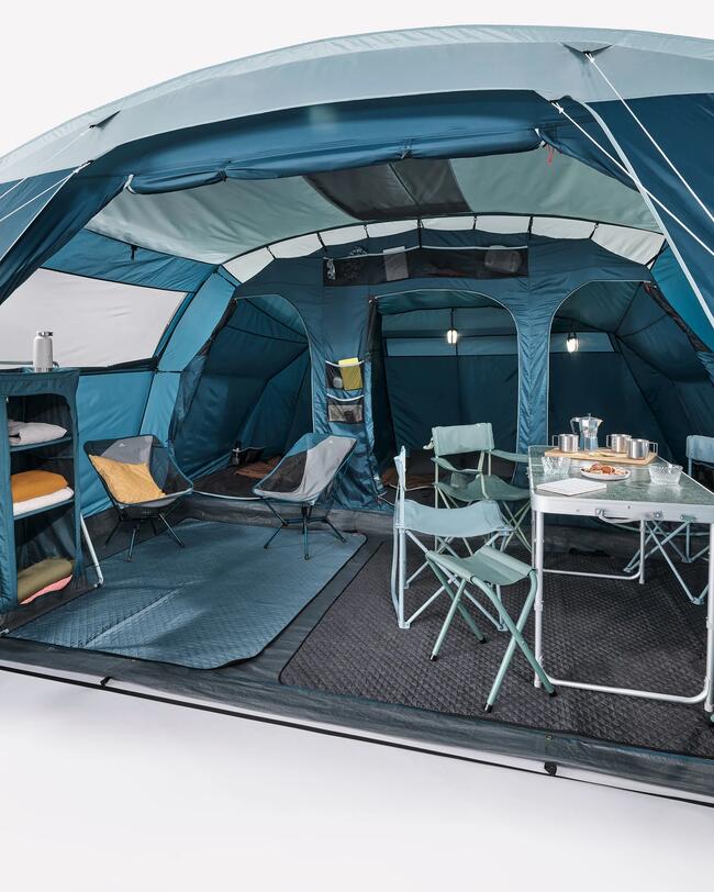 Tienda de camping con varillas - Arpenaz 6.3 - 6 Personas - 3 Habitaciones