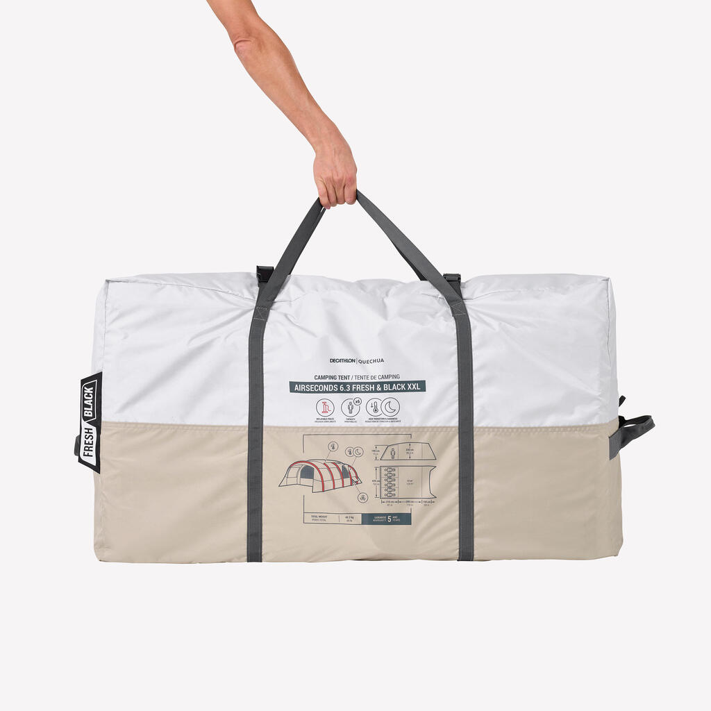 Φουσκωτή σκηνή camping - Air Seconds 6.3 XXL F&B - 6 Person - 3 δωμάτια