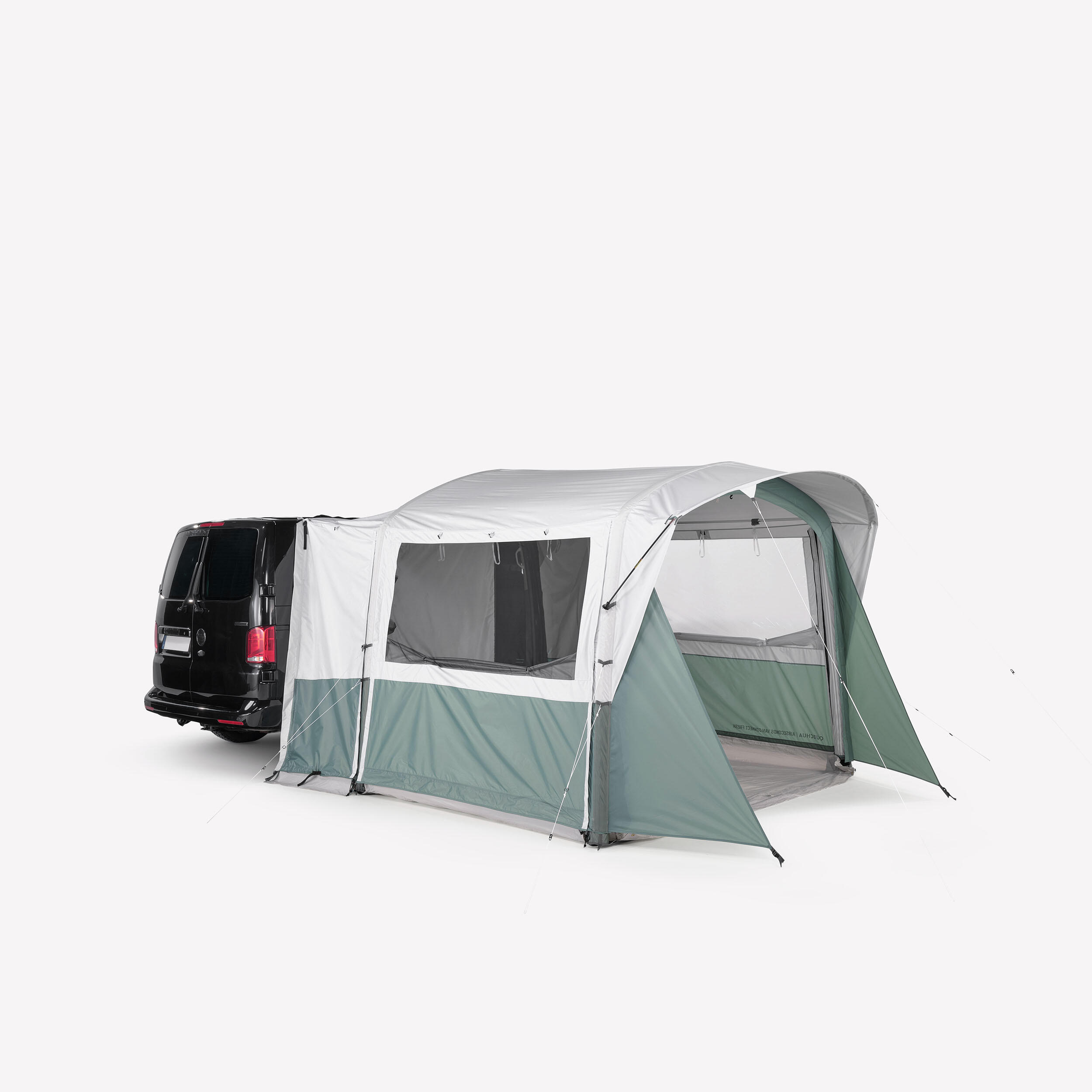 Quechua - Auvent Gonflable Van Et Fourgon - Van Connect Air Second Fresh - 6 Personnes - Abris - Camping Et Bivouac Randonnee Trekking - Vert - Taille Unique - Decathlon