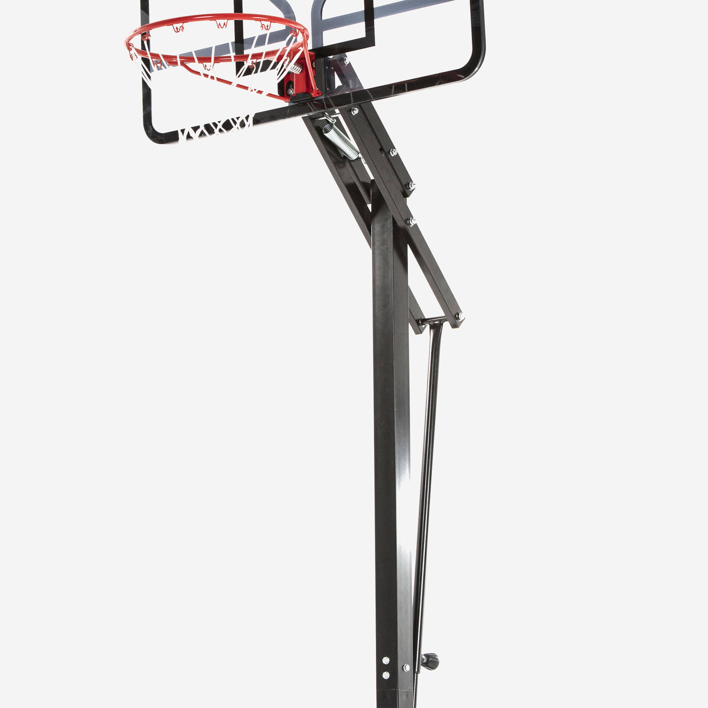 Overhanging Basketball Hoop for Dunking, Height Adjustable 2.40m to 3.05m, B700 -  5