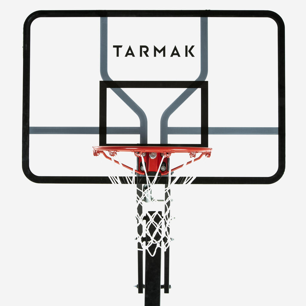 Basketball Hoop By Tarmak - 2.40m to 3.05m With Easy Adjustment