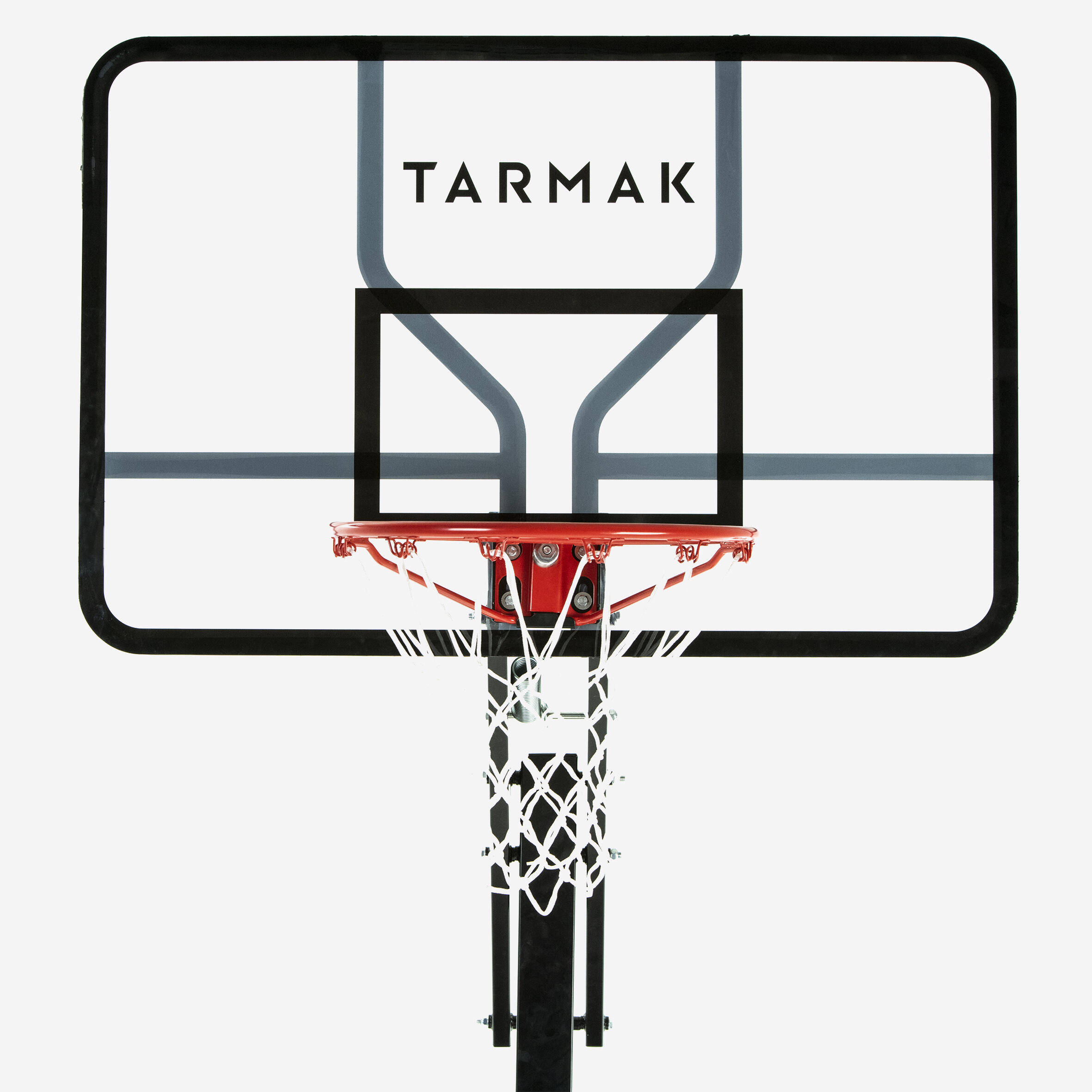 Overhanging Basketball Hoop for Dunking, Height Adjustable 2.40m to 3.05m, B700 -  3