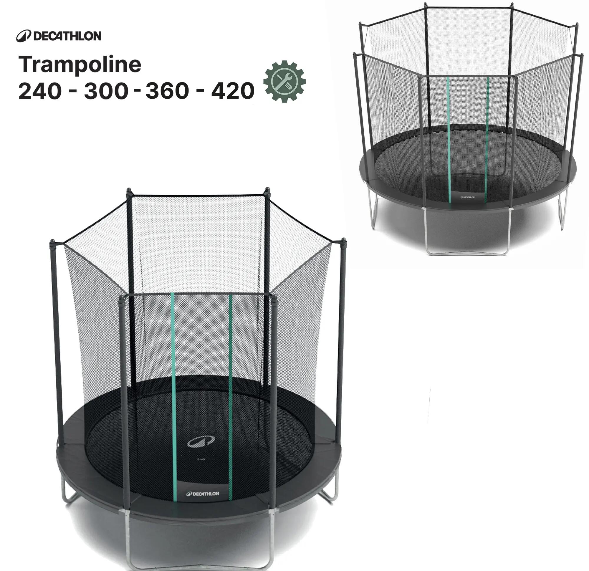 Trampoline rond 300: handleiding, reparatie