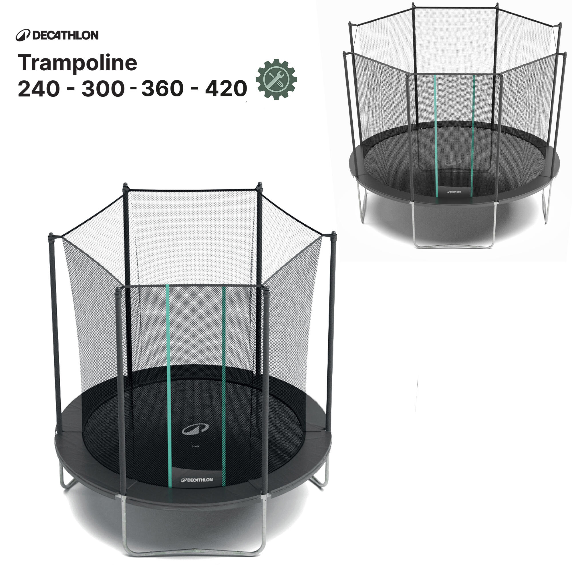 Copripalo Per Trampolino In Schiuma - 12 Pezzi, 40cm O 88cm, Multicolore, Per Sicurezza - Foto 9